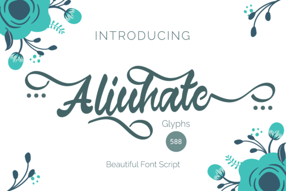 Aliuhate: The Romantic Script Font for Small Business Branding