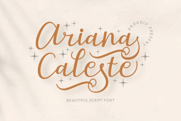 Ariana Caleste: The Premium Script Font for Elevating Your Brand Identity