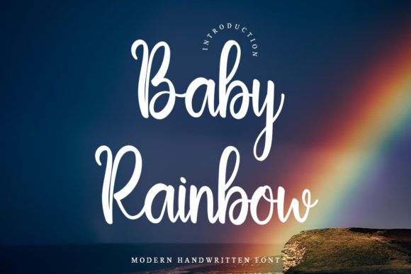 Baby Rainbow: A Modern Handwritten Typeface for Authentic Branding
