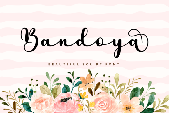 Bandoya: The Romantic Script Typeface for Authentic Web Design