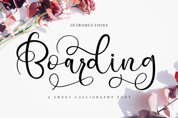 Boarding: The Romantic Font That Elevates Small Business Branding
