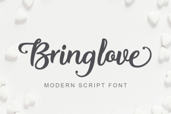 Bring Love: A Delicate Script Font for Editorial Design