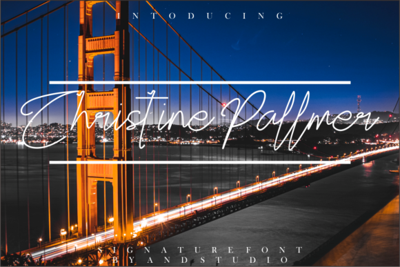 Christine Pallmer: The Premium Script Font for Scroll-Stopping Visuals