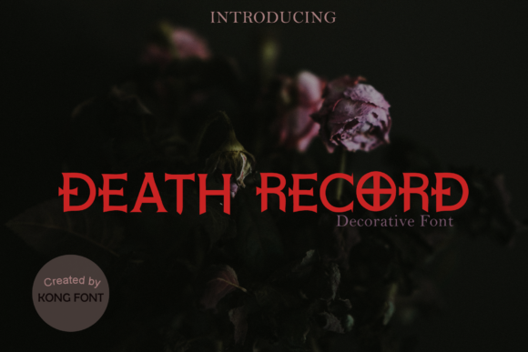 Death Record: A Bold Blackletter Typeface for Impactful Web Design