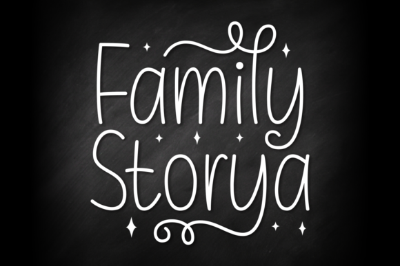 Family Storya: The Handwritten Typeface for Digital Branding