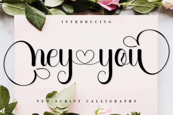 Hey You: The Script Font That Elevates Modern Web Design