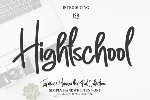 Hightschool: The Handwritten Typeface for Authentic Brand Identity