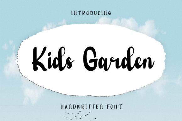 Kids Garden: A Handwritten Typeface for Authentic Brand Identity