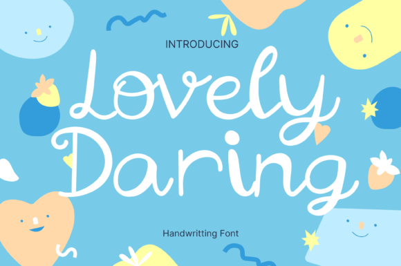 Lovely Daring: The Whimsical Handwritten Typeface for Crafters