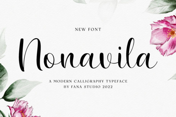 Nonavila: The Modern Script Typeface for Editorial Excellence