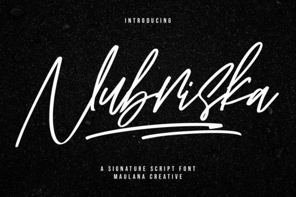 Nubriska: The Expressive Script Font for Modern Editorial Design