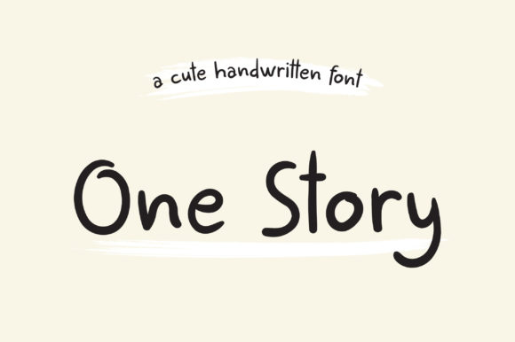 One Story: The Handwritten Typeface That Elevates Your Brand