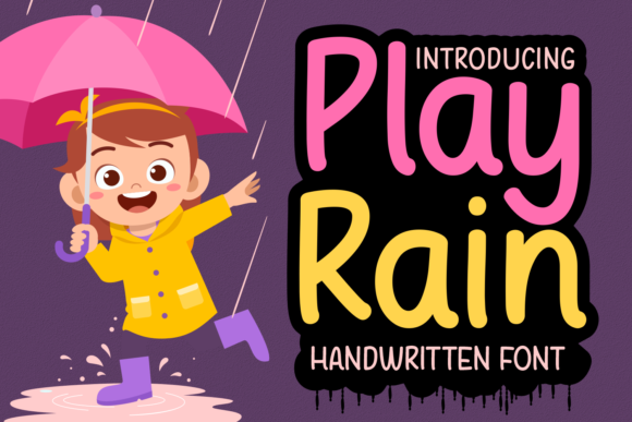 Play Rain: The Handwritten Typeface That Brings Life to Brand Identity
