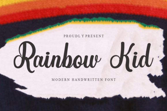 Rainbow Kid: The Perfect Handwritten Font for Your Craft Business