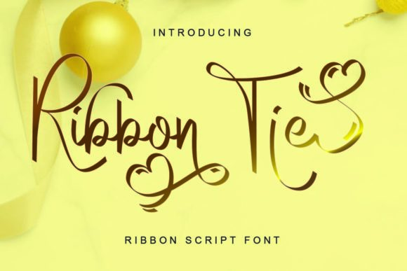 Ribbon Tie: The Free-Flowing Script Font for Premium Brand Identity