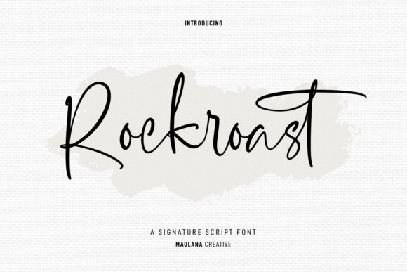 Rockroast: The Premium Handwritten Font for Polished Brand Identity