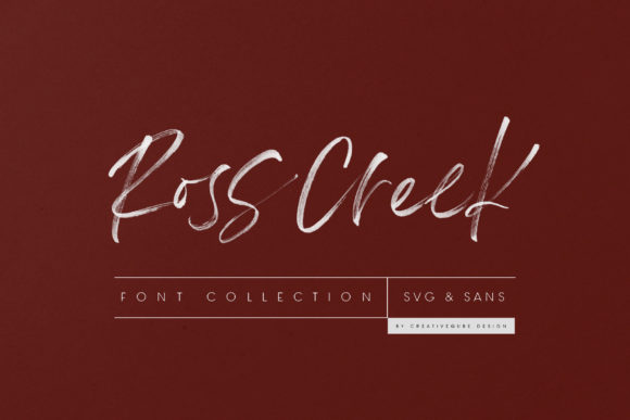 Ross Creek: The Handwritten Typeface That Elevates Your Brand