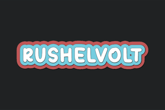 Rushelvolt: The Handwritten Typeface for Authentic Brand Identity