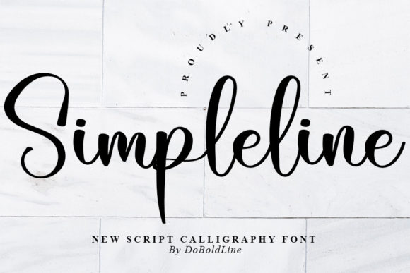 Simpleline: A Handwritten Typeface for Modern Brand Identity