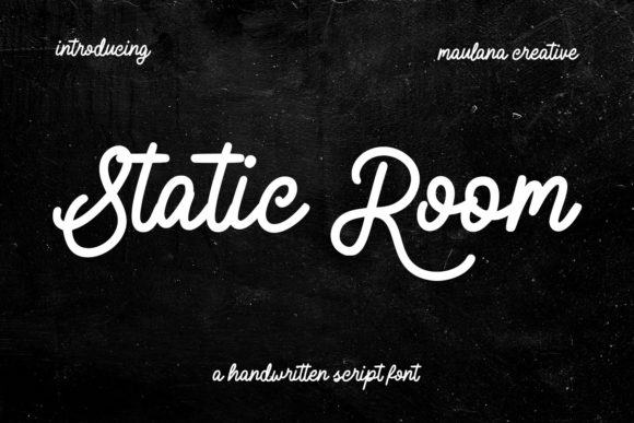 Static Room: The Vintage Script Font for Modern Web Design