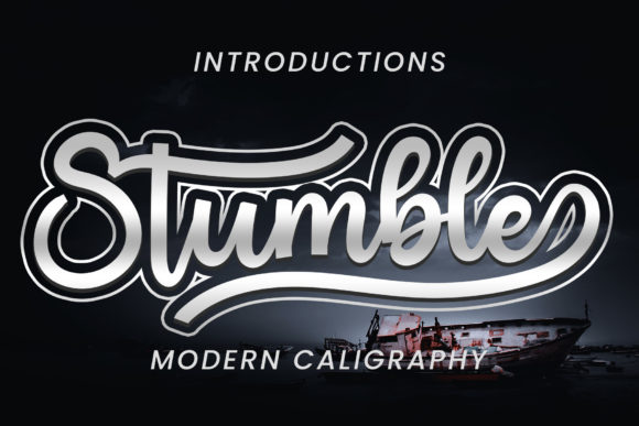Stumble: The Premium Script Typeface for High-Impact Campaigns
