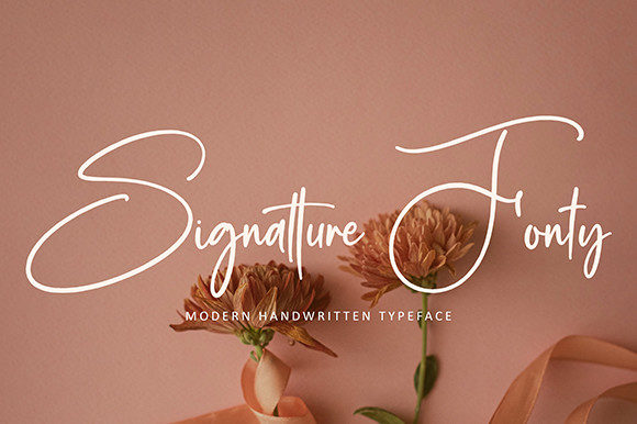 Upgrade Your Brand Identity with the Signatture Fonty Typeface