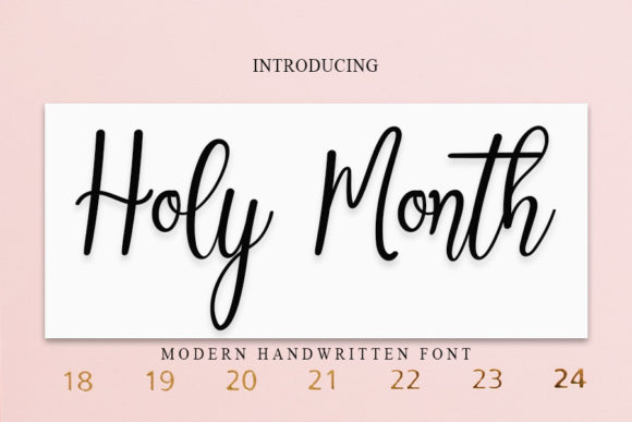 Why Holy Month Is the Perfect Typeface for Your Brand